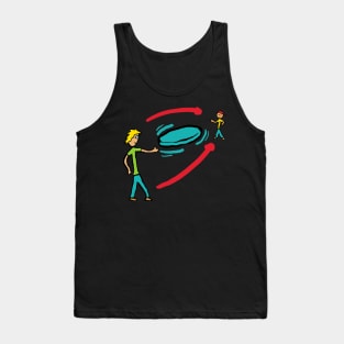 Frisbee Flying Disc Tank Top